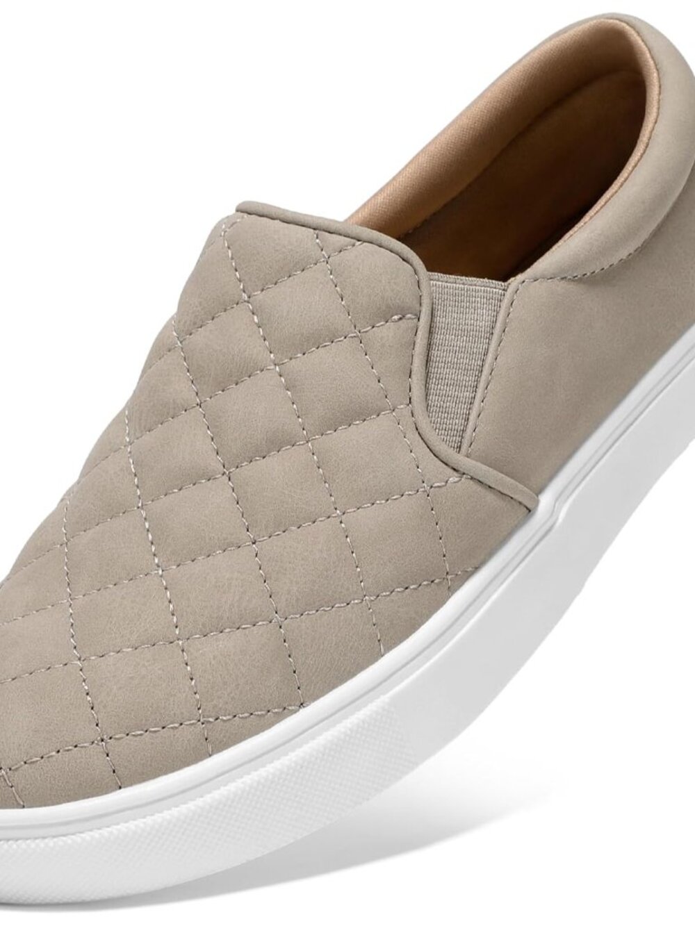 Slip On Shoes for Women Quilted Fashion Sneakers